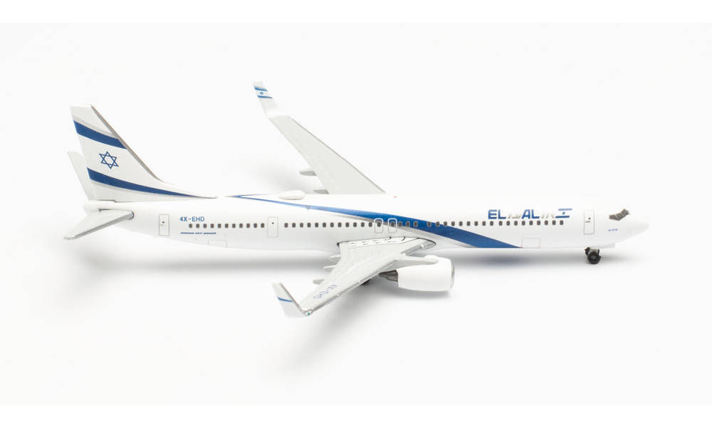 herpa 航空機モデル 9点セット herpa wings 1/500 (ダイキャスト製) 737-900 El Al 