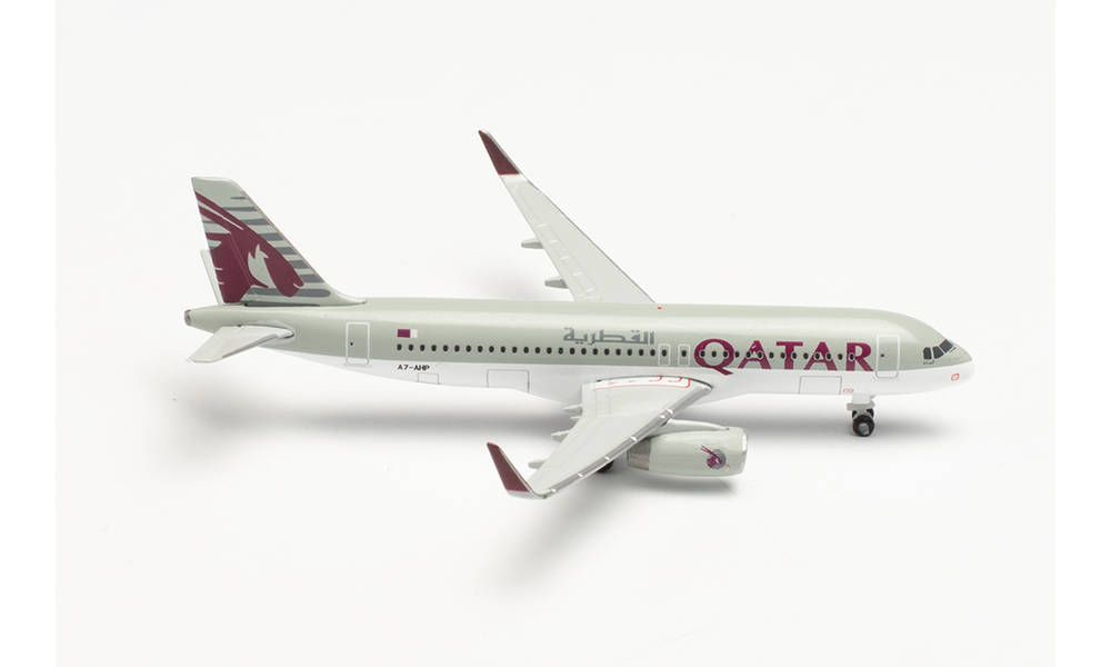 herpa wings 1/500 (ダイキャスト製) A320 カタール航空 A7-AHP