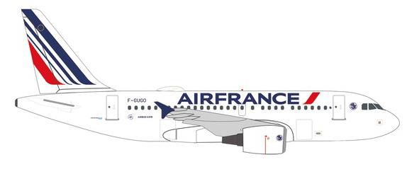 herpa wings 1/500 (ダイキャスト製) A318 エールフランス航空 (2021年塗装) F-GUGO