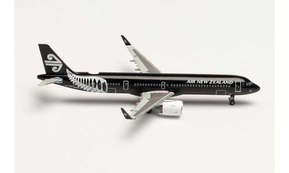 herpa wings 1/500 (ダイキャスト製) A321neo ニュージーランド航空 (All black塗装) ZK-NNA