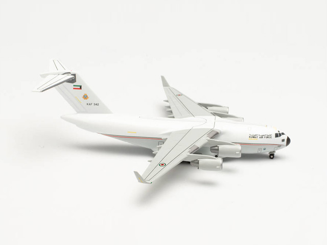 herpa wings 1/500 (ダイキャスト製) C-17A クウェート空軍 第41航空輸送隊 アブドラアルムバラク空軍基地 KAF-342