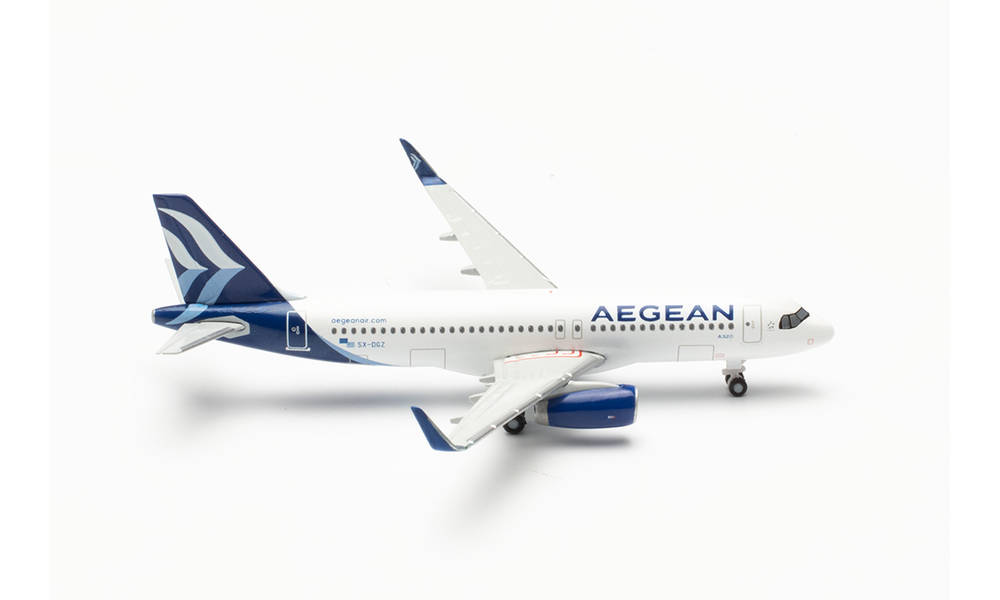 herpa wings 1/500 (ダイキャスト製) A320 エーゲ航空 SX-DGZ