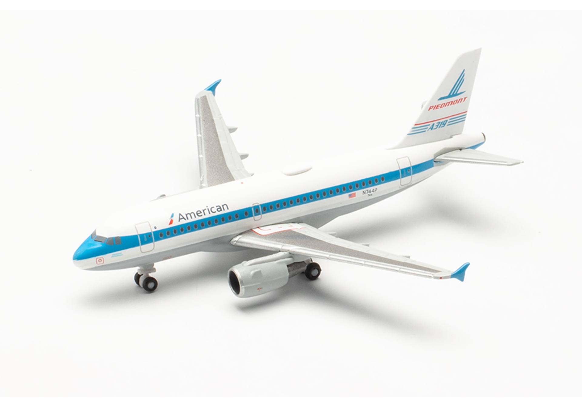 herpa wings 1/500 (ダイキャスト製) A319 アメリカン航空 Piedmont
