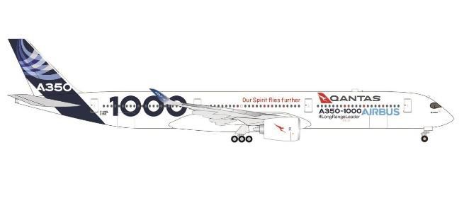 早割チケット wings herpa 1/500 エアバスハウス A350-1000 (ダイキャスト製) 航空機・ヘリコプター