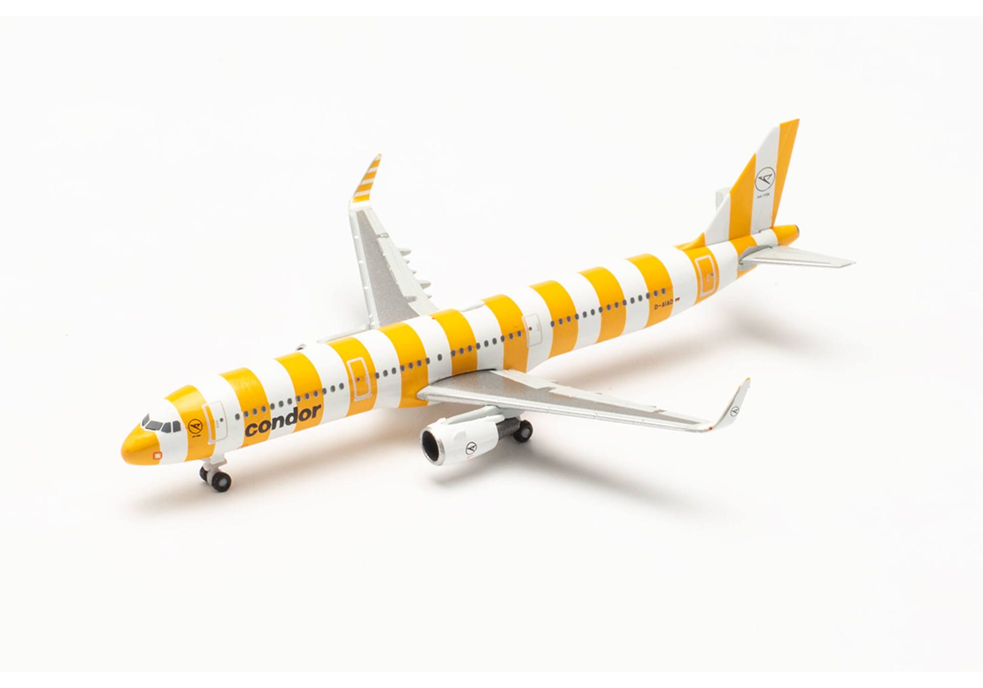herpa wings 1/500 (ダイキャスト製) A321 コンドル航空 “Sunshine” D-AIAD