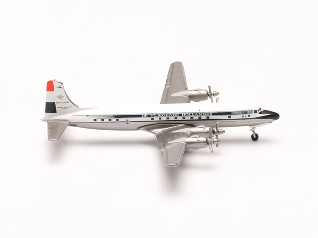 herpa wings 1/500 (ダイキャスト製) DC-6B KLMオランダ航空 “Jan van Riebeek” PH-DFH