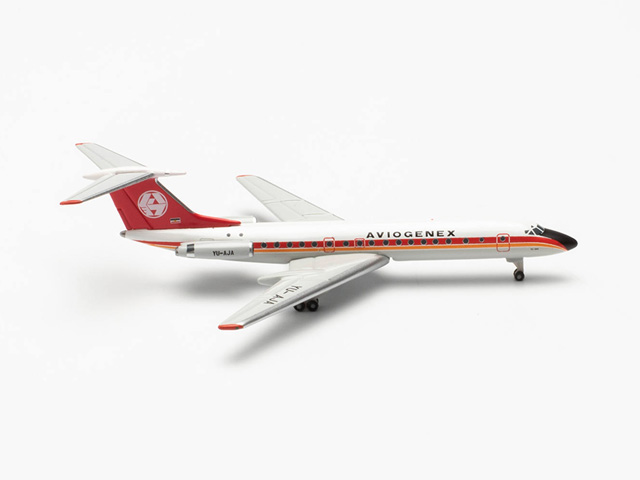 herpa wings 1/500 (ダイキャスト製) TU-134A Aviogenex “Titograd” YU-AJA