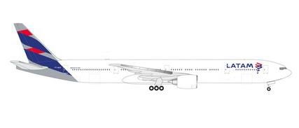 ミニカー　1/500 777-300ER LATAM ブラジル PT-MUF [HE537346] herpa wings 1/500 (ダイキャスト製) 777-300ER LATAM ブラジル