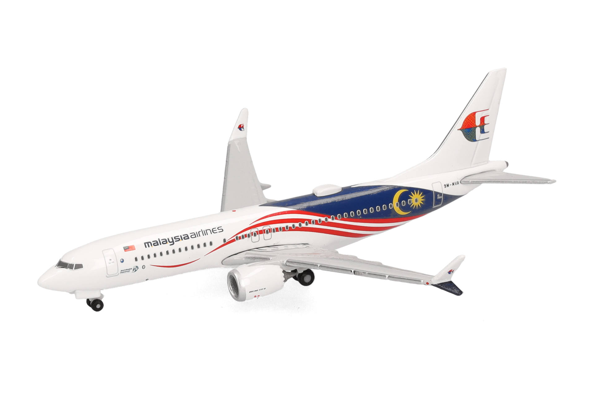 herpa wings 1/500 (ダイキャスト製) 737 Max 8 マレーシア航空 9M-MVA