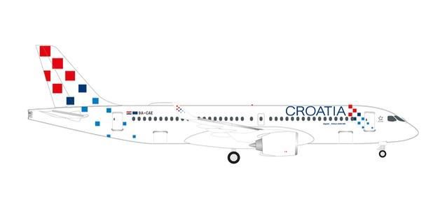 herpa wings 1/500 (ダイキャスト製) A220-300 クロアチア航空 “Zagreb” 9A-CAE