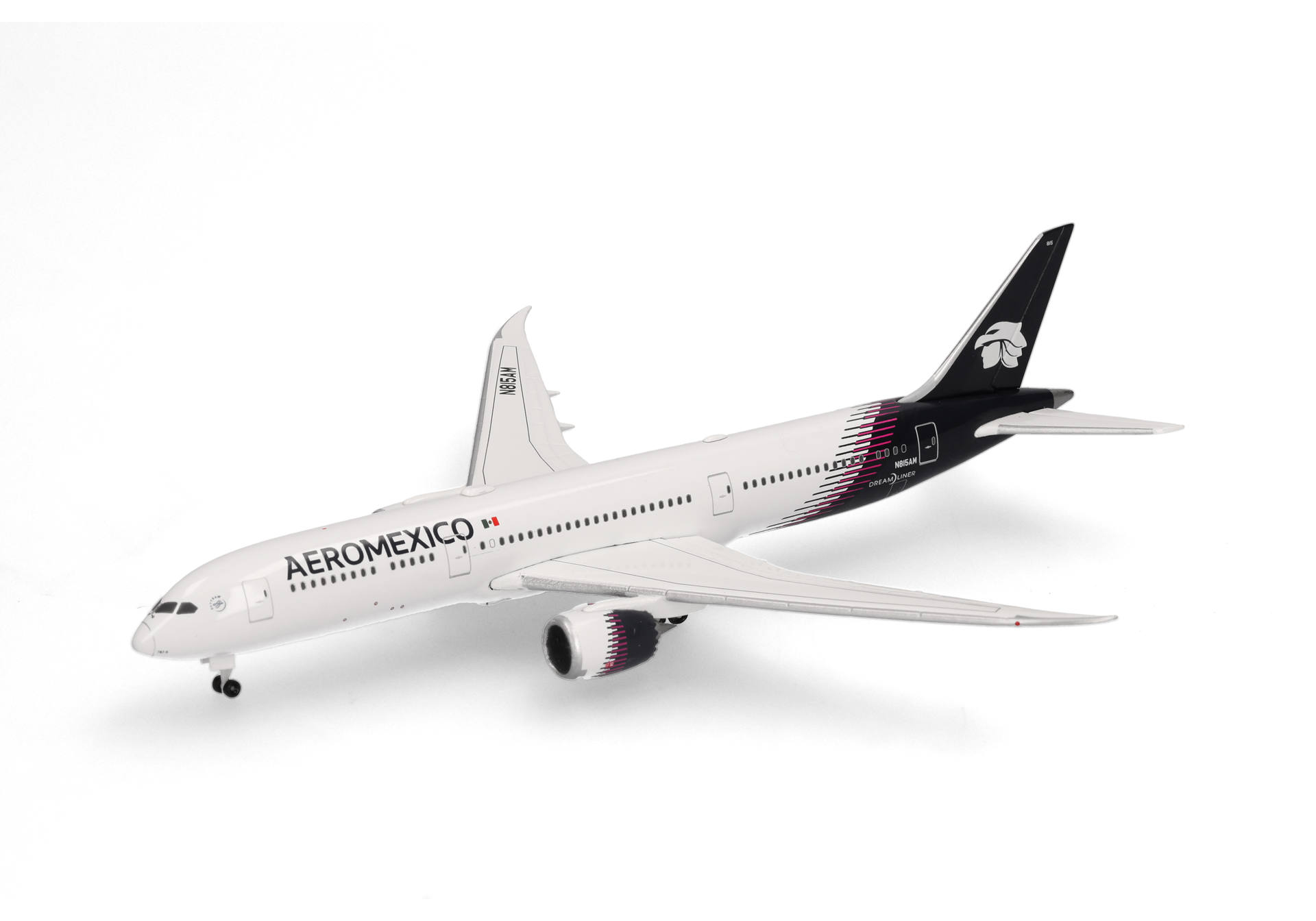 herpa wings 1/500 (ダイキャスト製) 787-9 アエロメヒコ航空 新塗装 N815AM