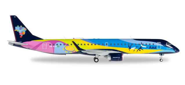 herpa wings 1/200 (プラスチック製) E195 アズールブラジル航空 "Verao Azul" PR-AXH