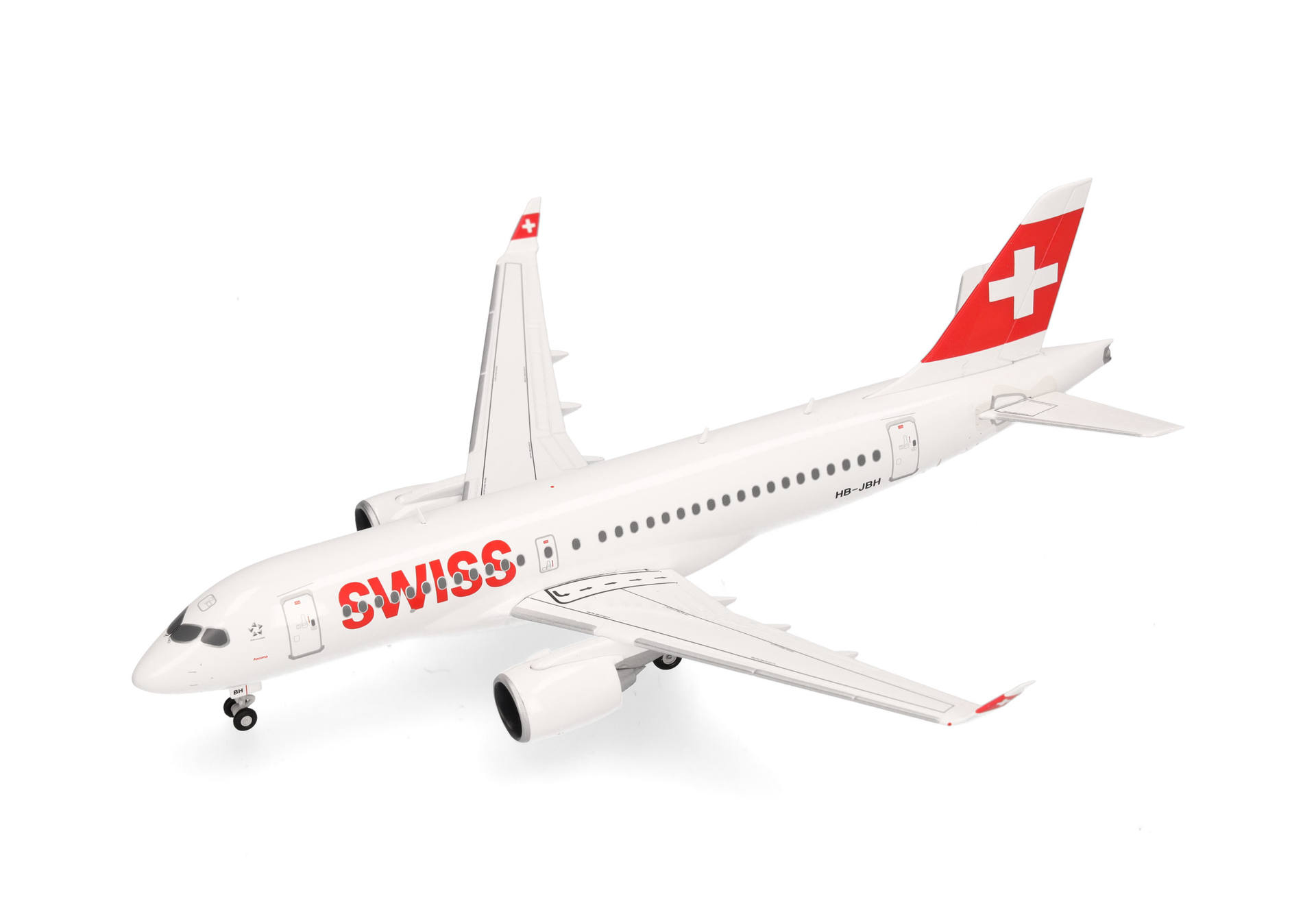 herpa wings 1/200 (プラスチック製) A220-100 スイスインターナショナルエアラインズ “Ascona” HB-JBH