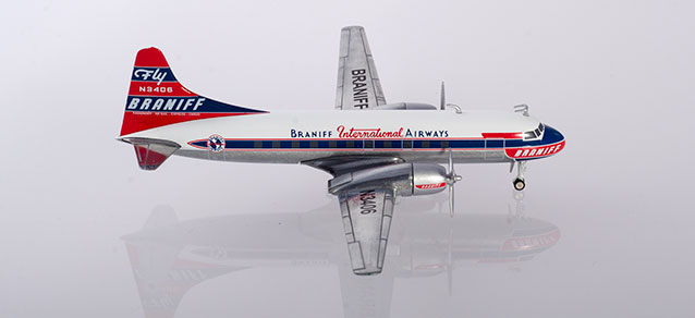 herpa wings 1/200 CV-340 ブラニフインターナショナル航空 N3406
