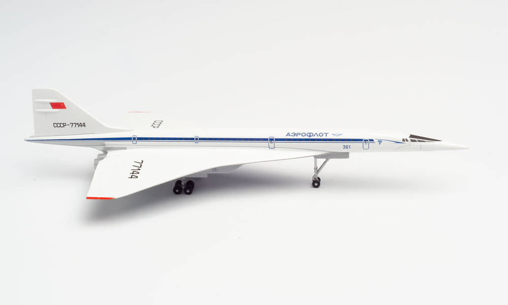 herpa wings 1/400 Tu-144S ツポレフデザインビューロ Le Bourget 1975 CCCP-77144