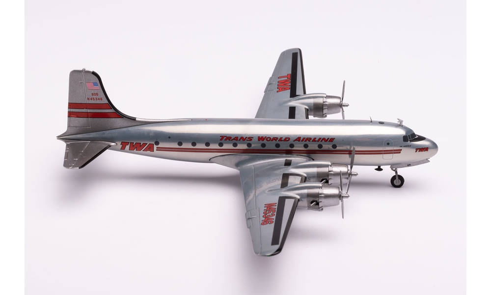 herpa wings 1/200 DC-4 トランス・ワールド航空 "The Acropolis" N45346