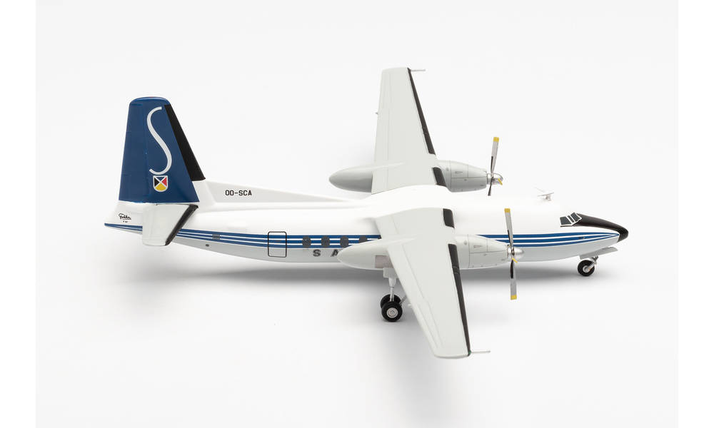 herpa wings 1/200 (ダイキャスト製) F-27 フレンドシップ サベナ OO-SCA