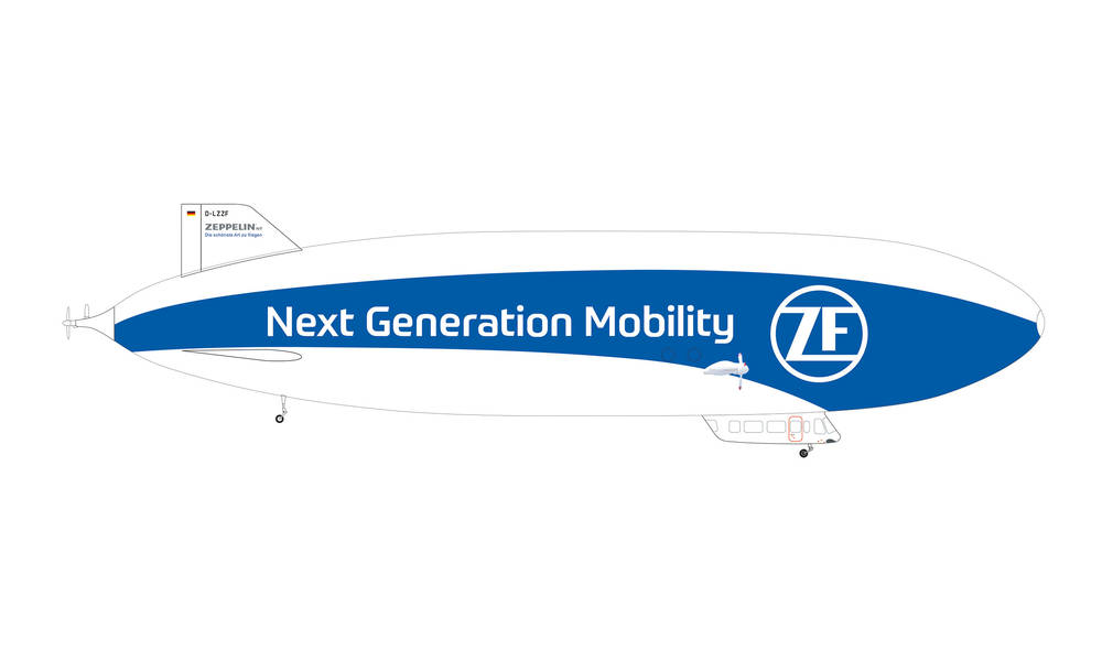herpa wings 1/200 (プラスチック製) ツェッペリンNT “ZF - Next Generation Mobility” D-LZZF