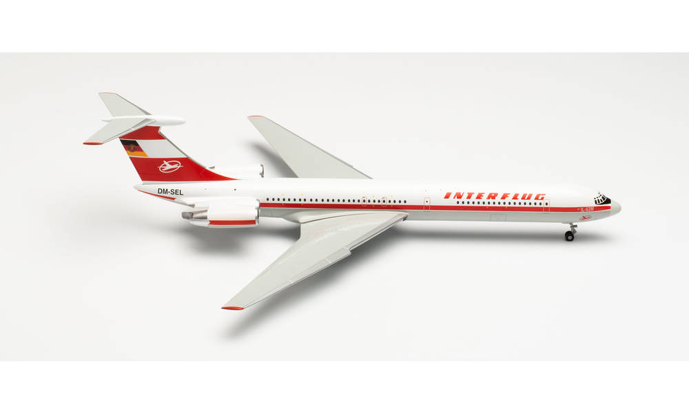 herpa wings 1/200 IL-62M インターフルーク DM-SEL ガリバー