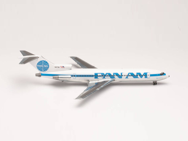 herpa wings 1/200 727-200 パンアメリカン航空 N4738 “Clipper Electric” Billboard with cheatline test livery