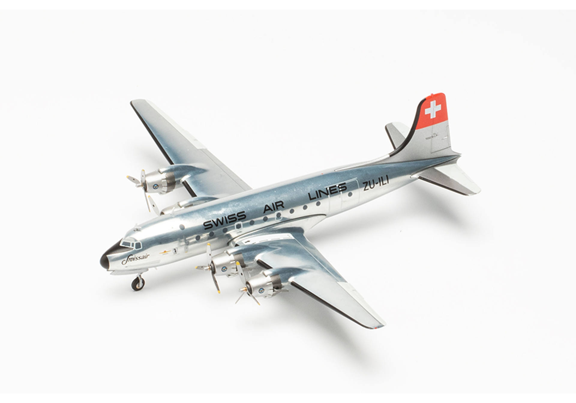 herpa wings 1/200 DC-4 スイス航空 ZU-ILI