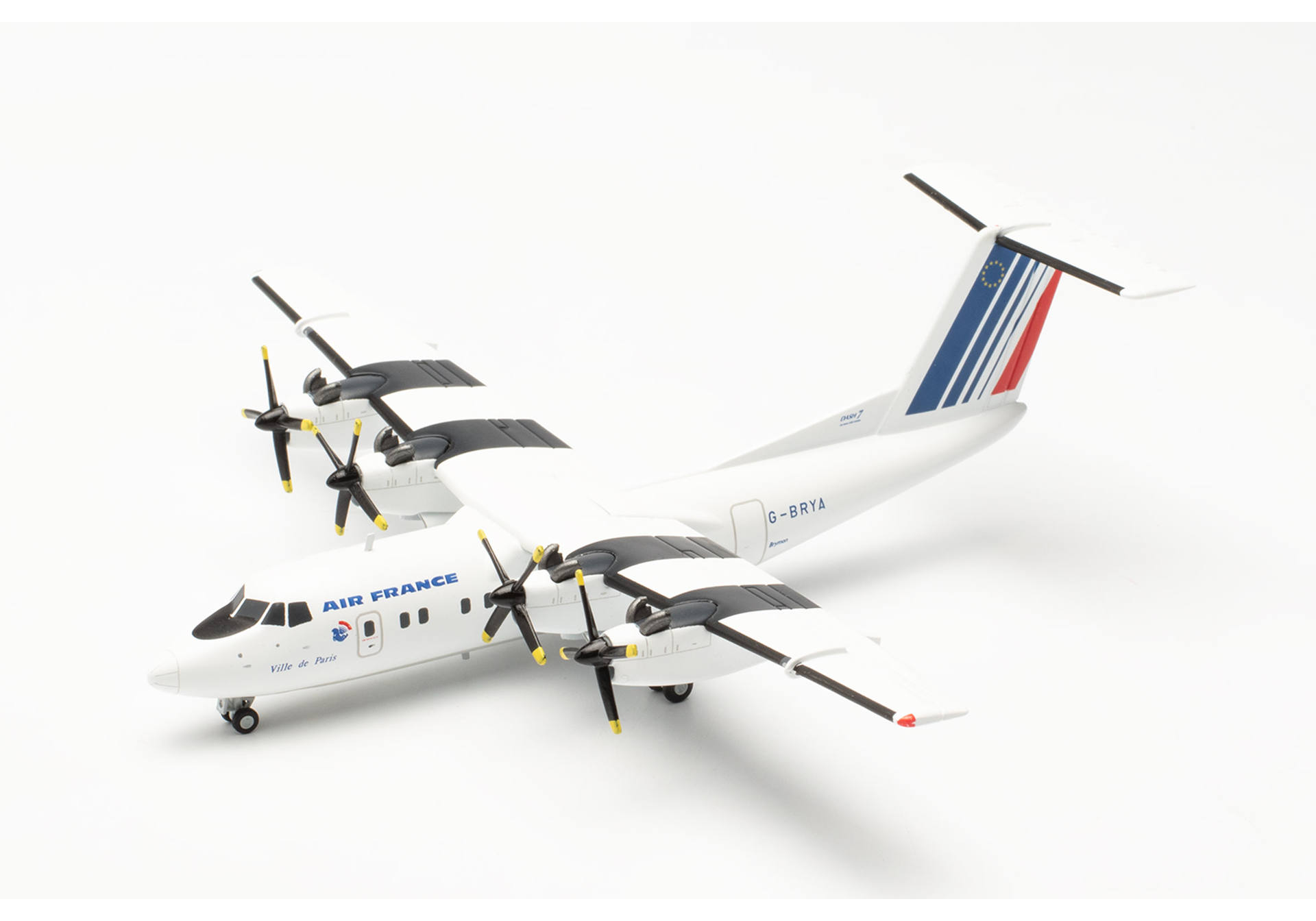 ミニカー　1/200 DHC-7 エールフランス “Ville de Paris” G-BRYA [HE572644] herpa wings 1/200 DHC-7 エールフランス “Ville de Paris” G