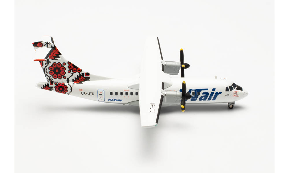 ミニカー　1/200 ATR-42-300 UTエアー・ウクライナ UR-UTD [HE572651] herpa wings 1/200 ATR-42-300 UTエアー・ウクライナ UR-UTD