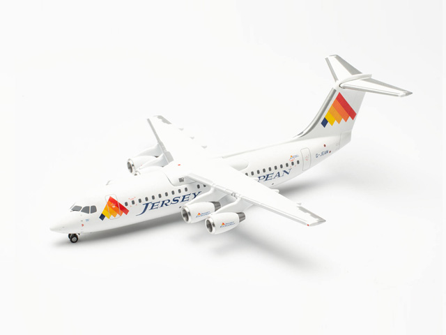 ミニカー　1/200 BAe 146-300 ジャージー・ヨーロピアン “Pride of Jersey” G-JEAM [HE572828] herpa wings 1/200 BAe 146-300 ジャージー・ヨーロピアン
