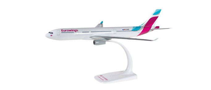 herpa wings 1/200 (プラスチック製) A330-200 ユーロウイングス D-AXGB ※スナップフィット