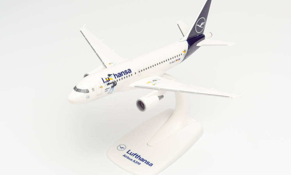 herpa wings 1/200 (snap) A319 ルフトハンザ航空 "Lu"D-AILU "Verden" ※プラスチック製、スナップフィット
