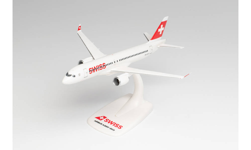 herpa wings 1/200 (プラスチック製) A220-300 スイス