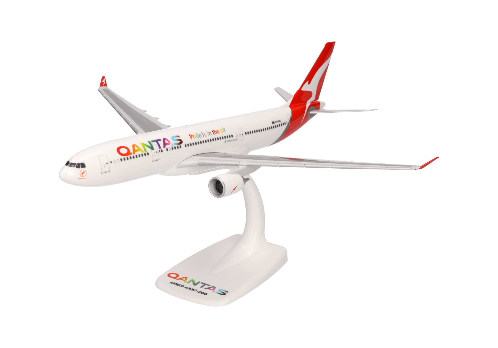 herpa wings 1/200 (プラスチック製) A330-200 カンタス航空 “Pride is in the Air” “Whitsundays” VH-EBL ※スナップフィット