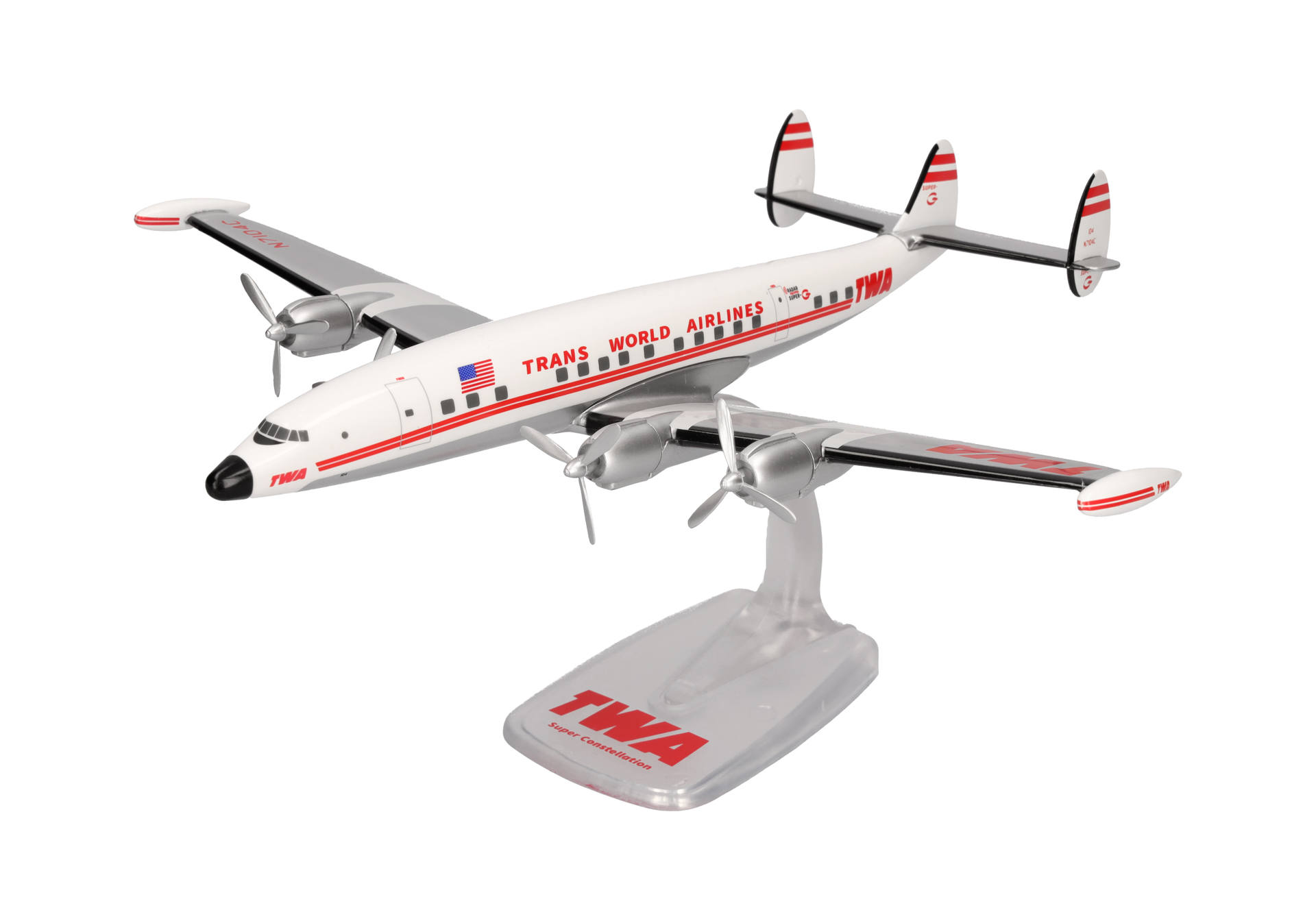 herpa wings 1/125 (プラスチック製) L-1049G スーパーコンステ