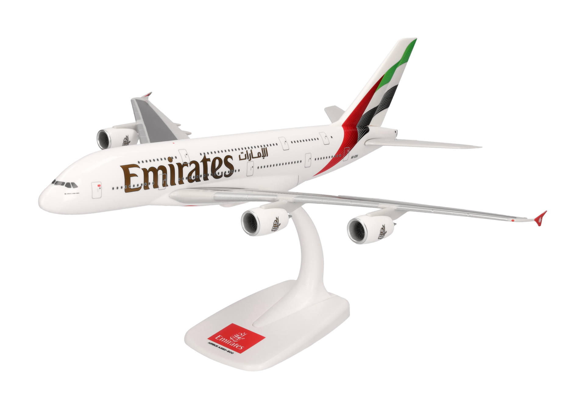 herpa wings 1/250 (プラスチック製) A380 エミレーツ航空 A6-EOH ※スナップフィット