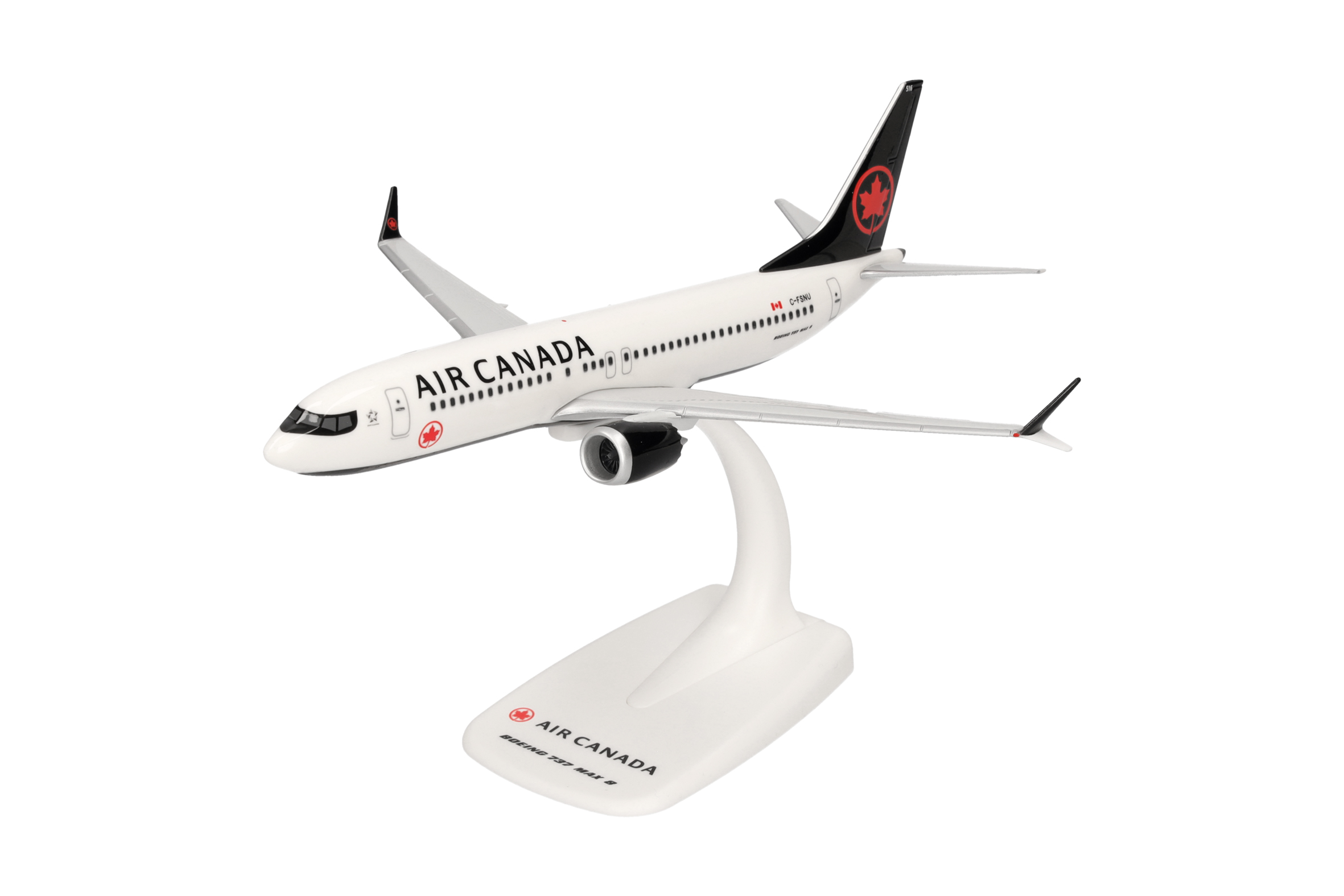 [予約]herpa wings 1/200 (プラスチック製) 737 MAX 8 エアカナダ C-FSNU ※スナップフィット