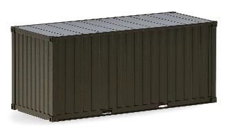 herpa Cars&Trucks 1/87 20ft コンテナ ブラウン グレー （2個）