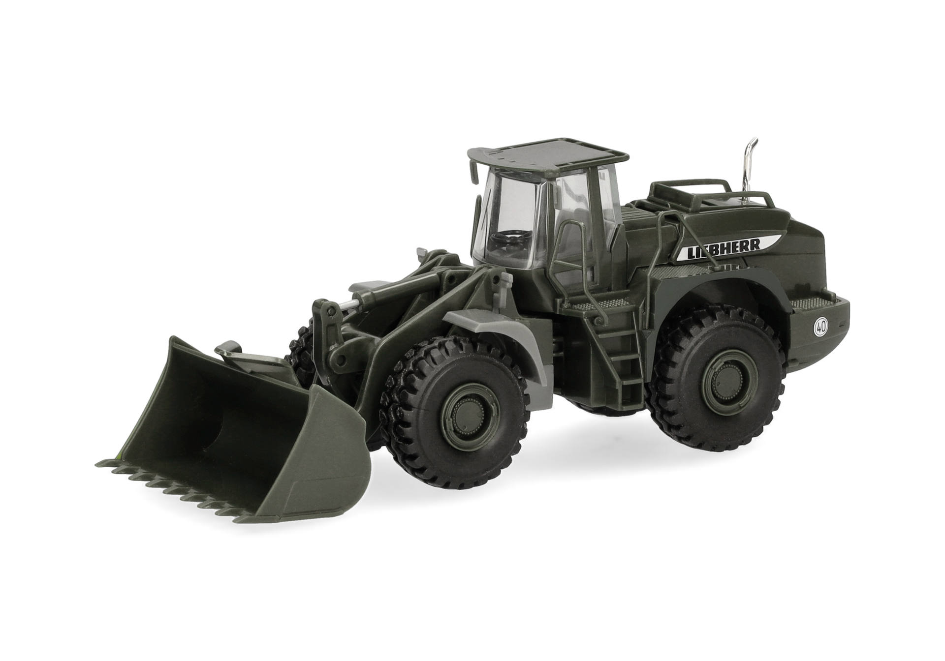 [予約]herpa Cars&Trucks 1/87 (プラスチック製) ホイールローダー L580 ドイツ連邦軍