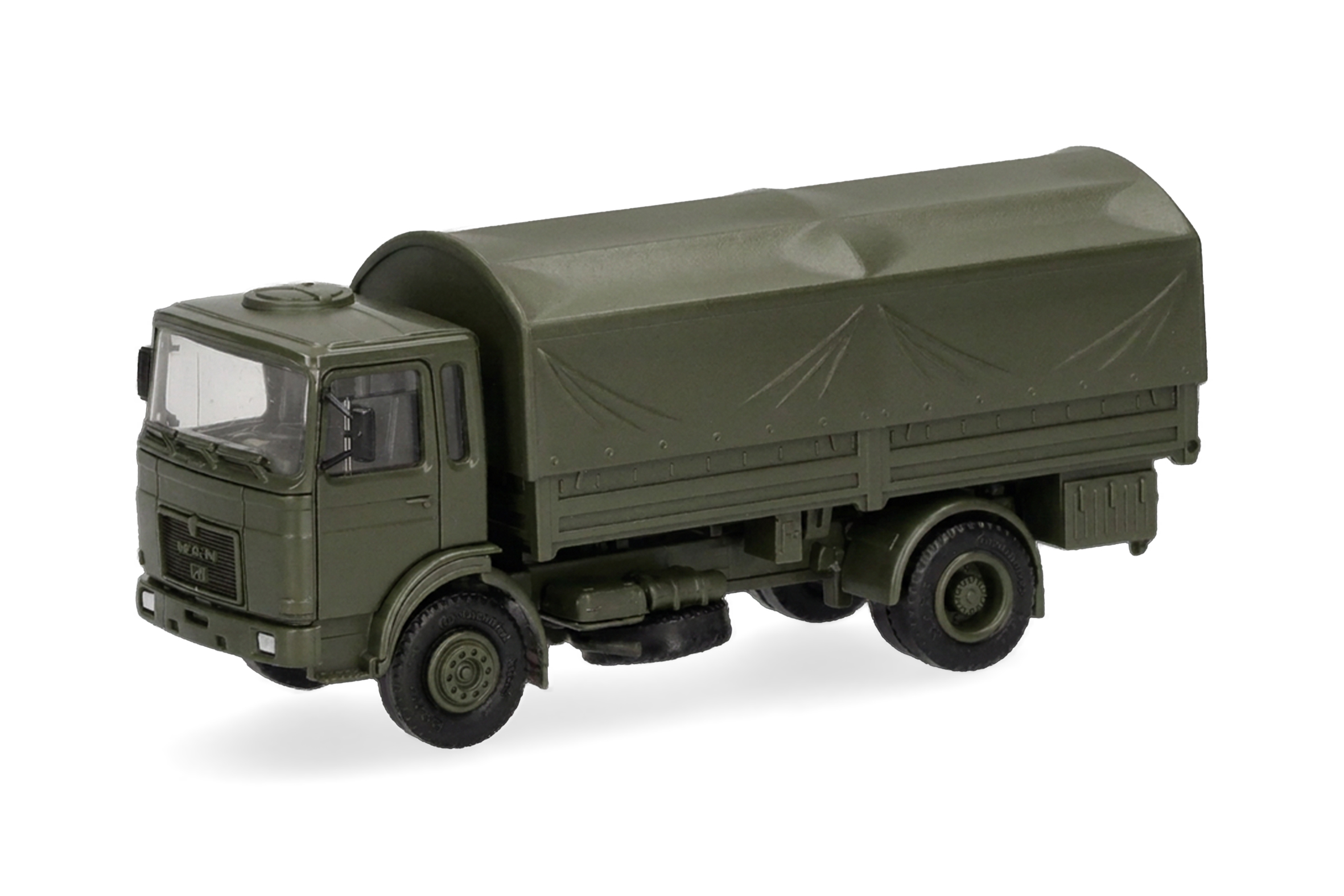 [予約]herpa Cars&Trucks 1/87 (プラスチック製) MAN F8 ターポリントラック 2軸