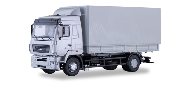 herpa Cars&Trucks 1/43 MAZ-5340キャンバストラック