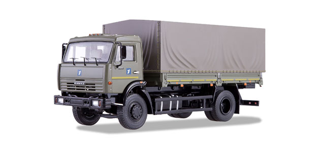 herpa Cars&Trucks 1/43 KAMAZ-43253 軍用トラック