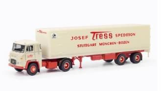 [予約]herpa Cars&Trucks 1/87 スカニア Vabis LB 76 ボックスセミトレーラー "Tress"