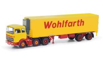 [予約]herpa Cars&Trucks 1/87 メルセデスベンツ LPS 2032 冷蔵ボックスセミトレーラー "Wohlfarth"