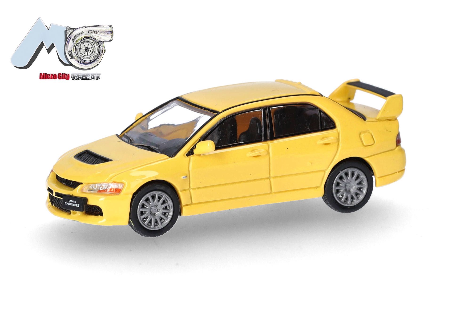 ※受注中止※[予約]herpa Cars&Trucks 1/87 (プラスチック製) MicroCity Mitsubishi ランサーエボリューション 9 (2005-2007) イエロー