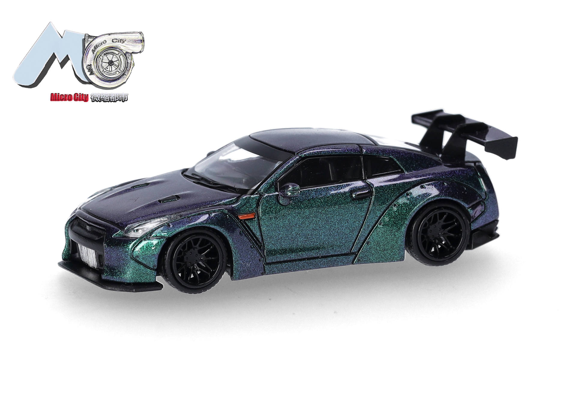 ※受注中止※[予約]herpa Cars&Trucks 1/87 (プラスチック製) MicroCity Nissan GTR 35 (2007-2012) "Flip-Flop"