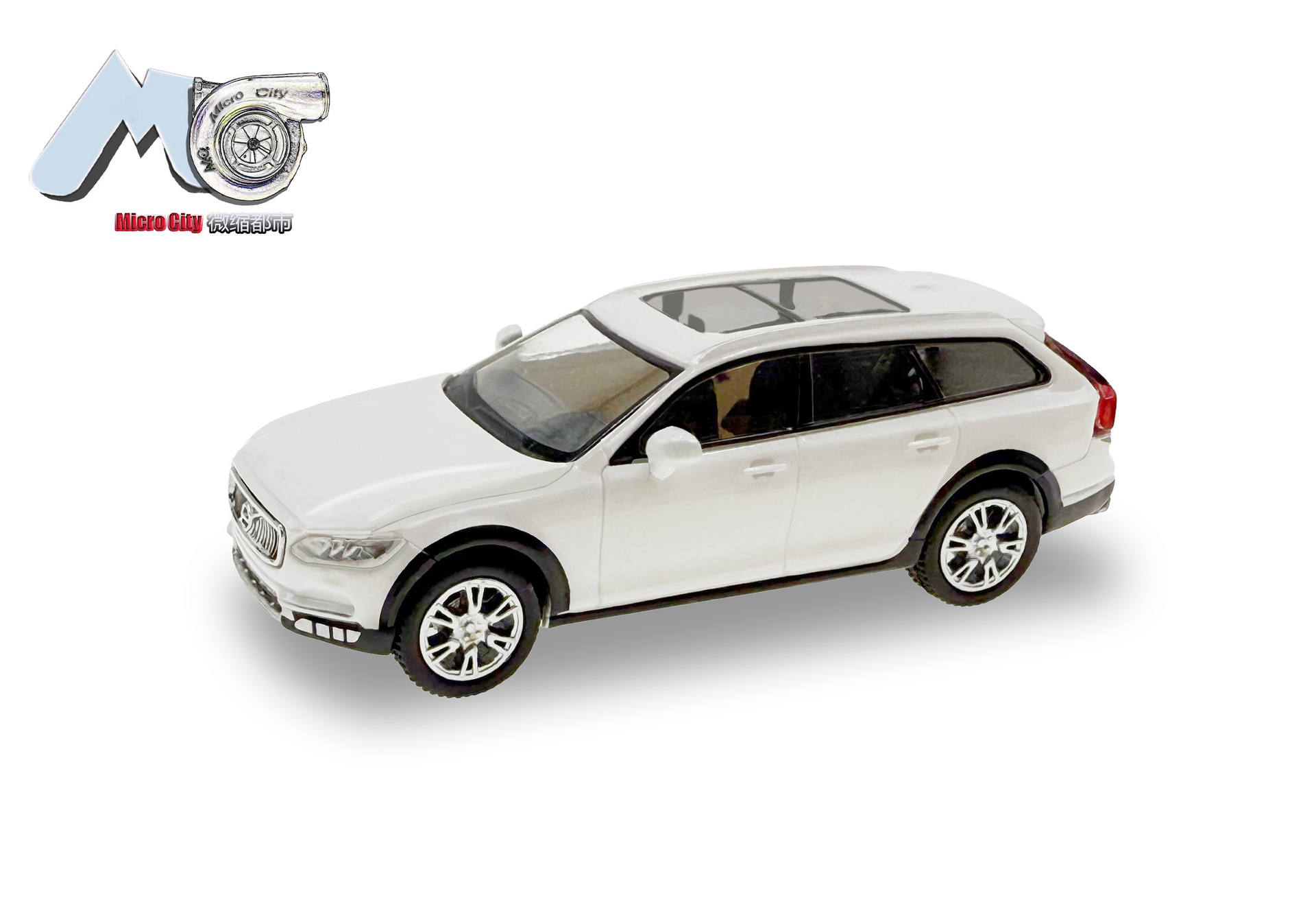 [予約]herpa Cars&Trucks MicroCity 1/87 (プラスチック製) ボルボ V90 ホワイト (2017)