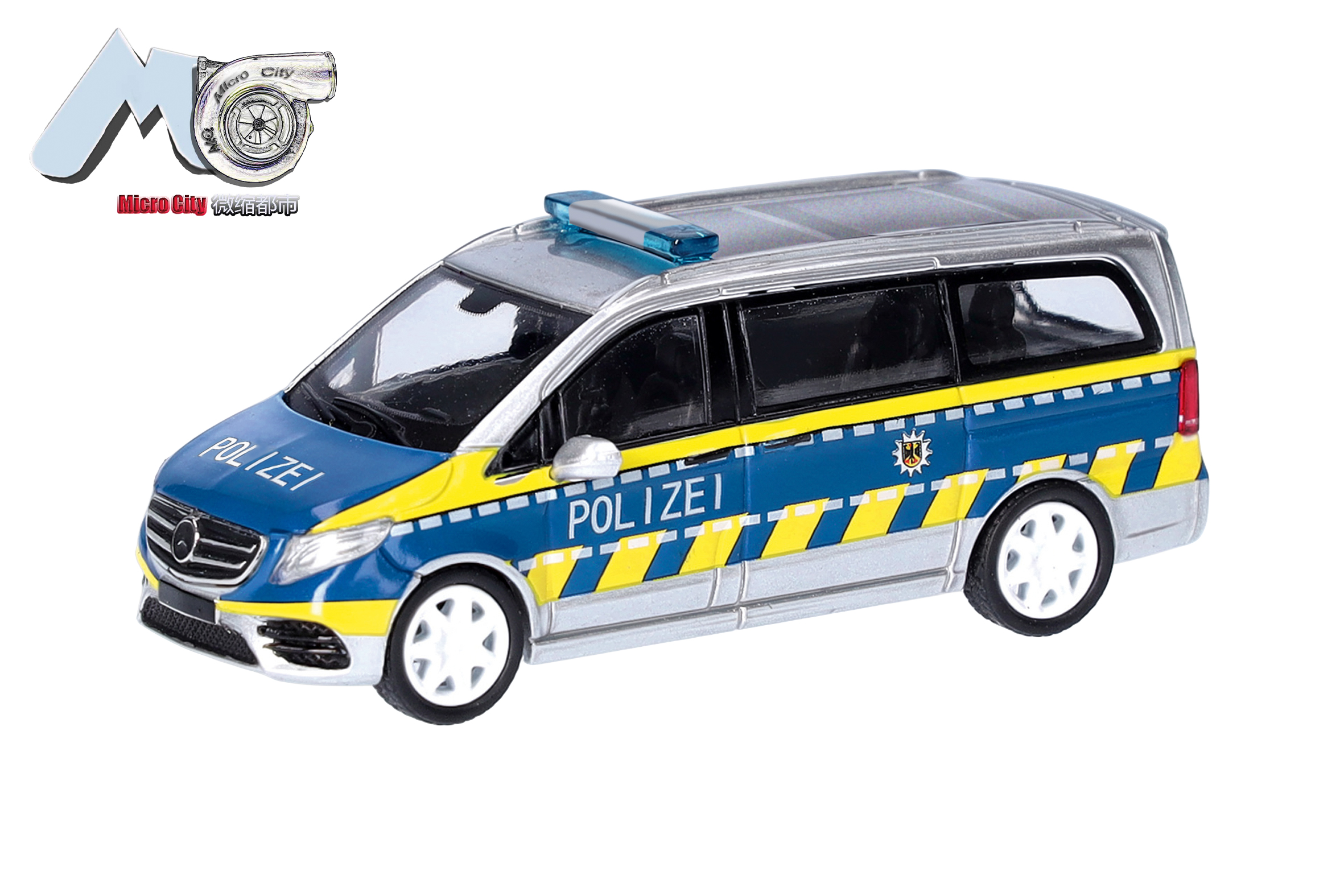 herpa Cars&Trucks  MicroCity  1/87 (プラスチック製) メルセデスベンツ Vクラス 警察