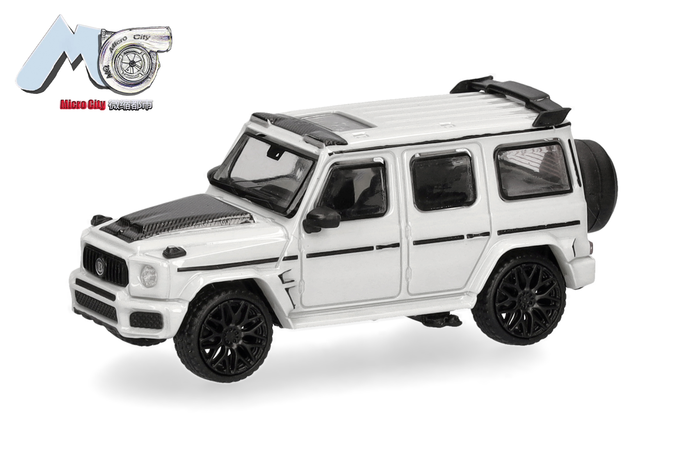 [予約]herpa Cars&Trucks MicroCity 1/87 (プラスチック製) ブラバス G800 グレー