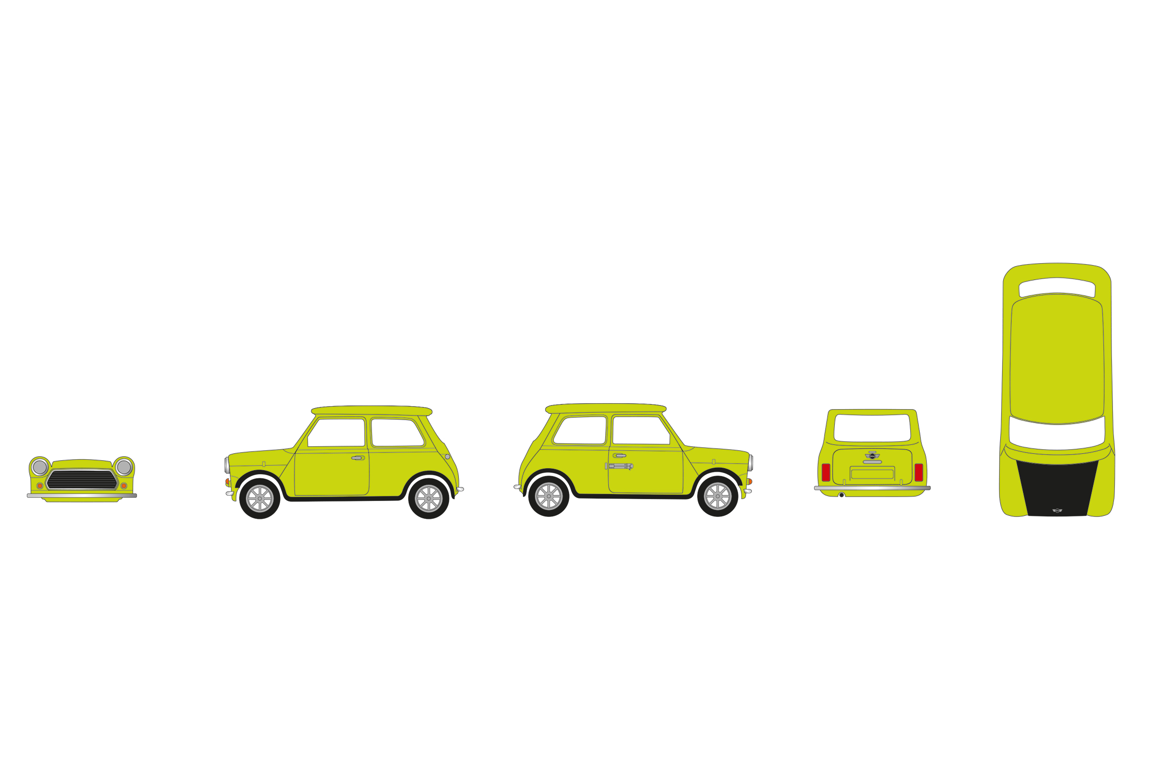 [予約]herpa Cars&Trucks 1/87 (プラスチック製) ミニクーパー(右ハンドル)  ドアラッチ グリーン