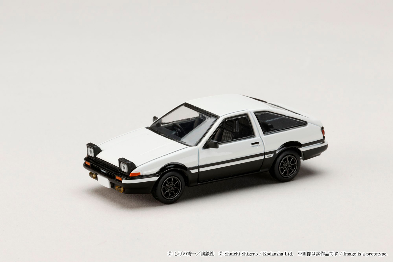 [予約]ホビージャパン 1/64 (ダイキャスト製) HJ64 トヨタ SPRINTER TRUENO (AE86) / 頭文字D 藤原 拓海 VS 高橋 啓介
