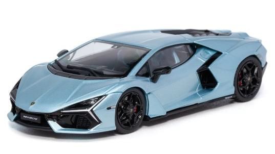 HUNG HING TOYS 1/43 (ダイキャスト製) ランボルギーニ・レヴエルト (アイスブルー)